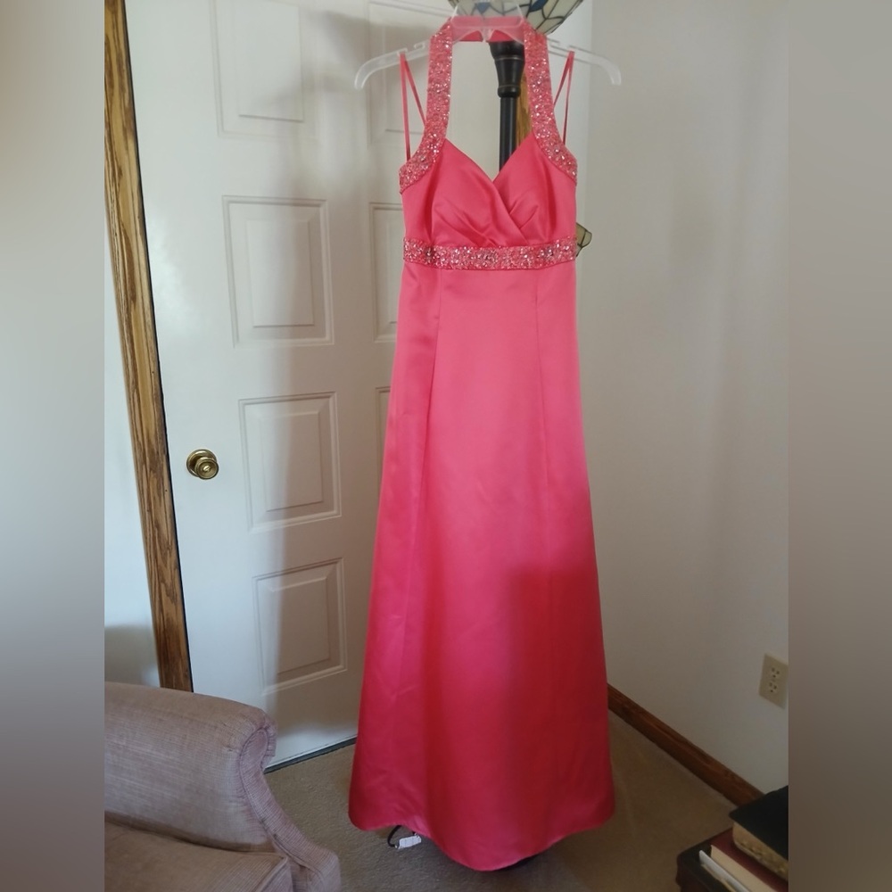 Vibrant Pink Prom Dress